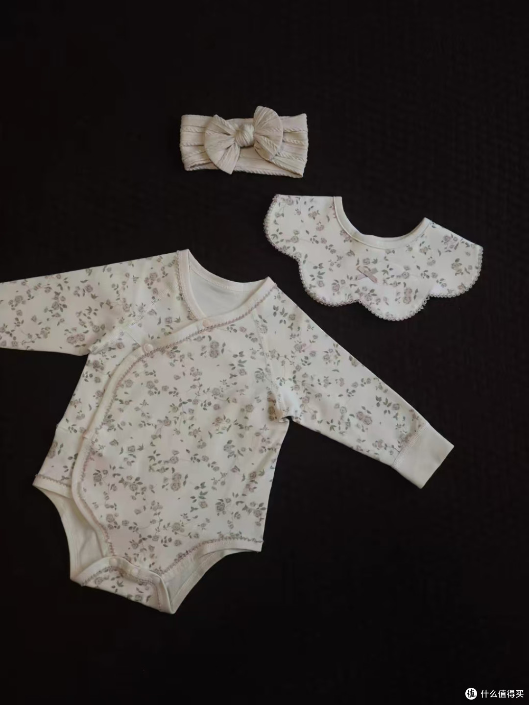 babylove 安心柔新生儿包屁衣，春秋纯棉系带哈衣👶