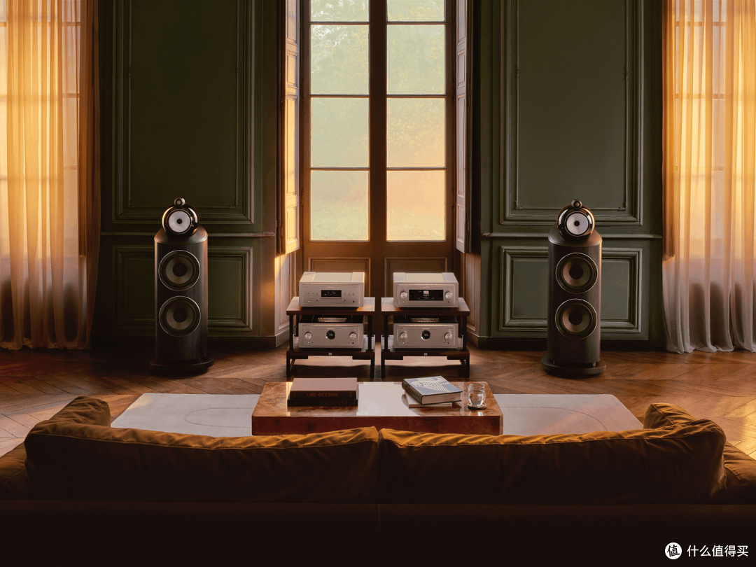 2 801 D5 speakers in living room lifestyle