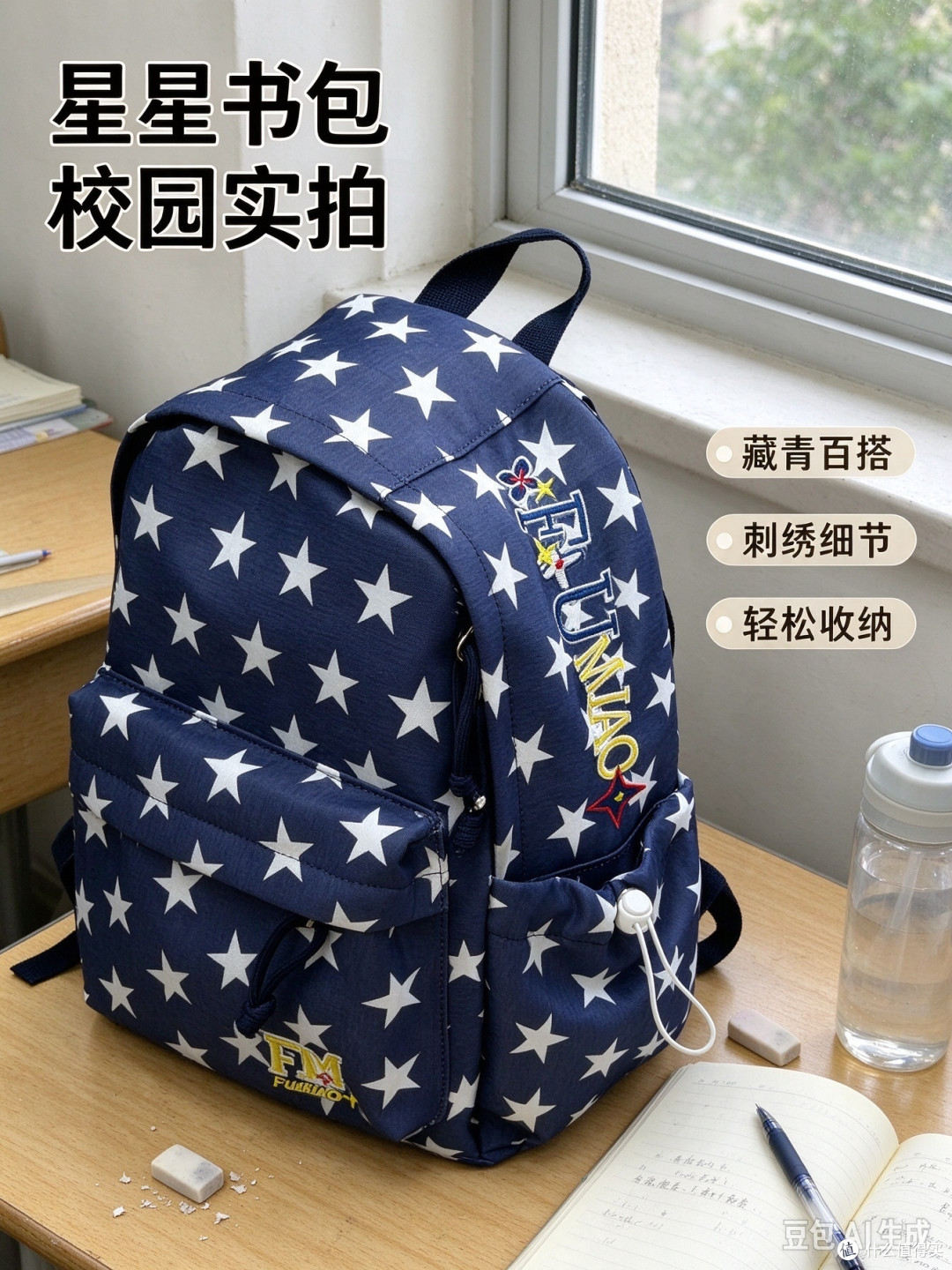 高中生休闲双肩包百搭分享