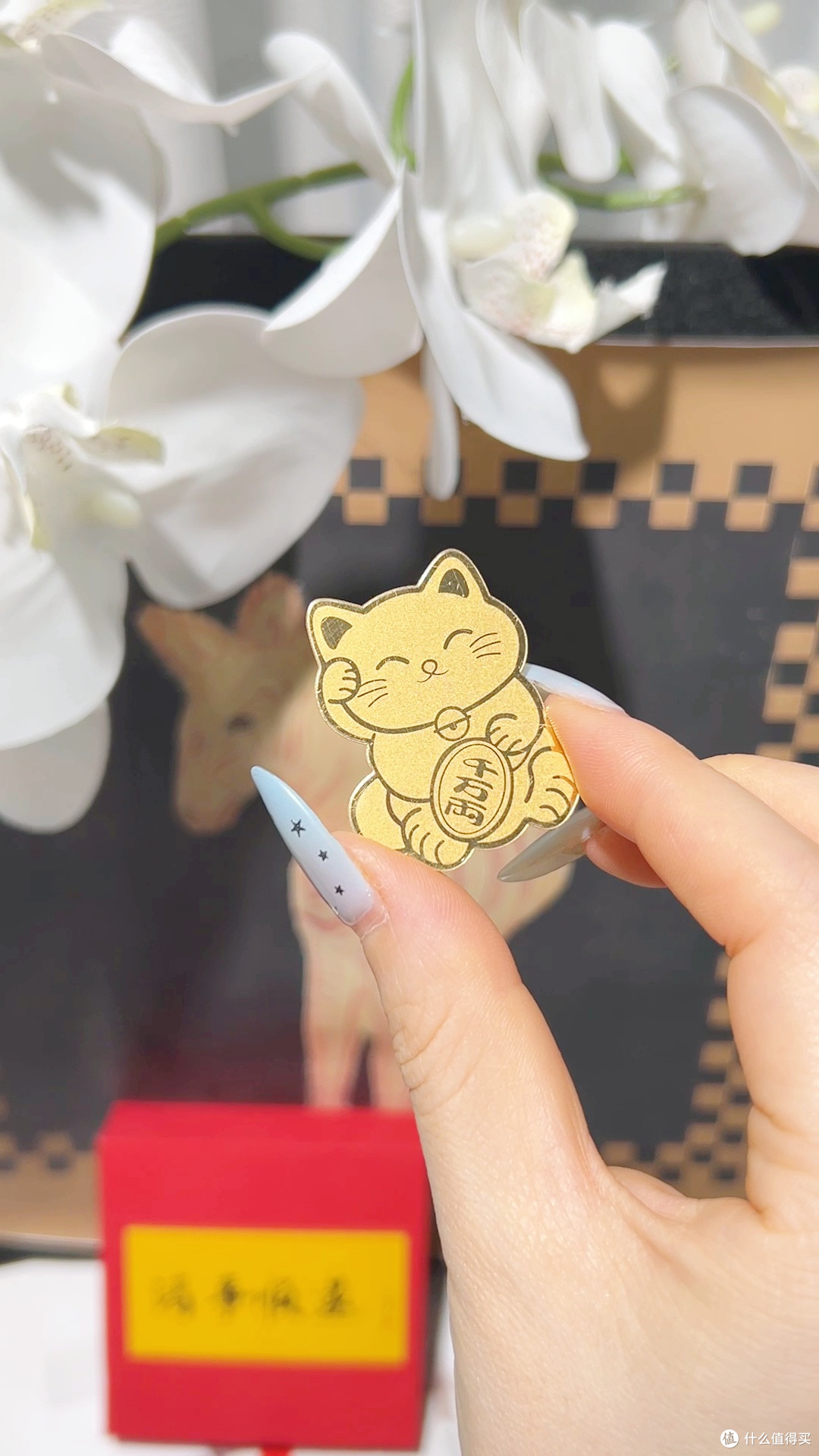 千万两招财猫金贴，送客户送闺蜜绝了