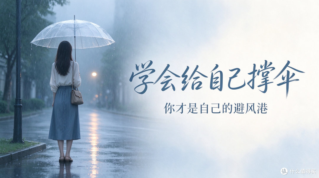 人生，要学会给自己撑伞
