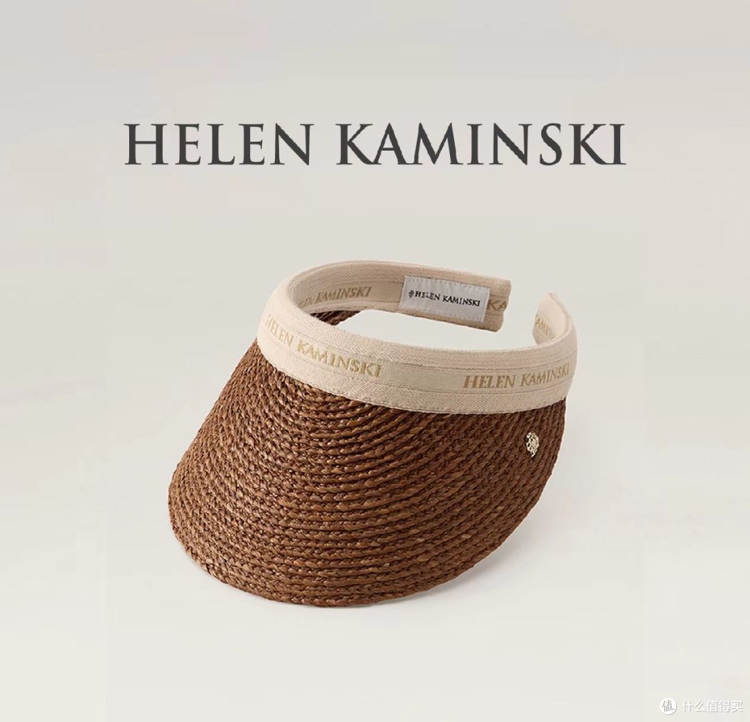 HelenKaminski 经典 Bianca 空顶帽，大檐拉菲草遮阳帽✨