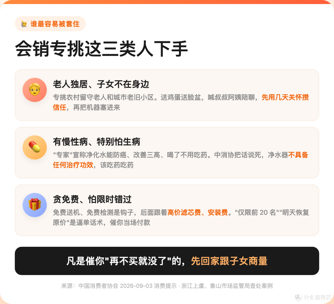 净水器"免费检测"能信吗?中消协说一根铁棒就能让水变脏