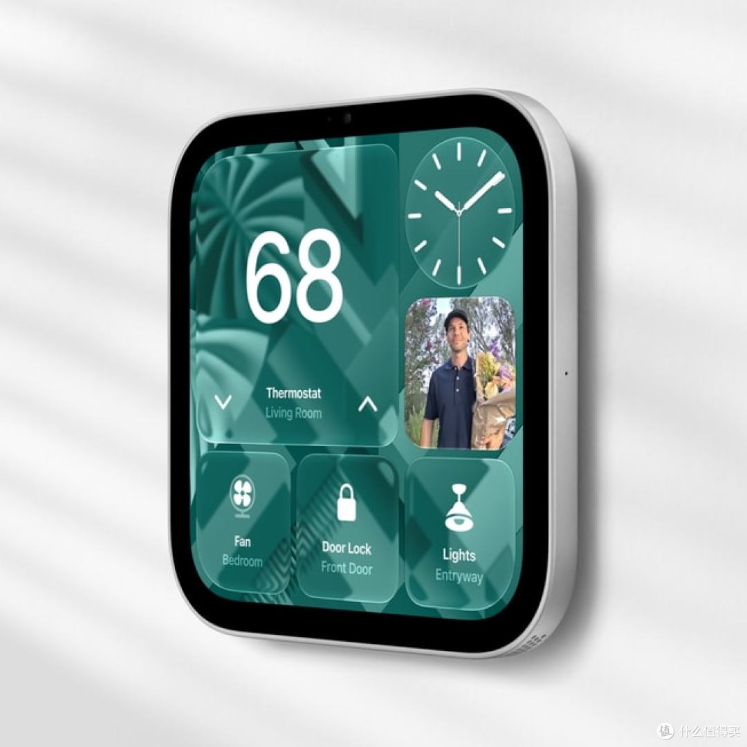 银色 Apple HomeView 壁挂版