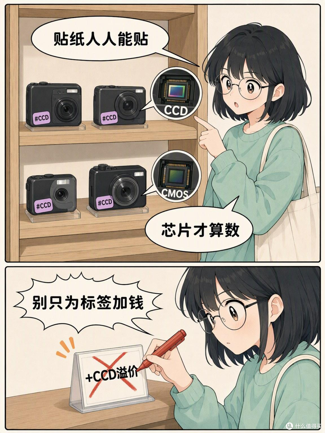 卖家写着“复古CCD”, 就真是CCD?