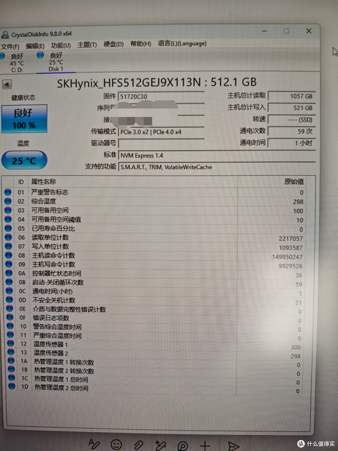 海力士BC901卖500元，1小时通电写满整盘