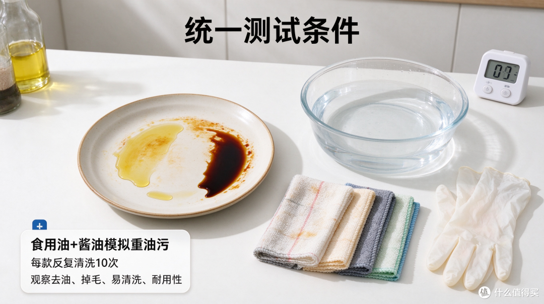 实测 5 款热门厨房抹布!去油不掉毛耐打横向对比,大扫除不踩坑