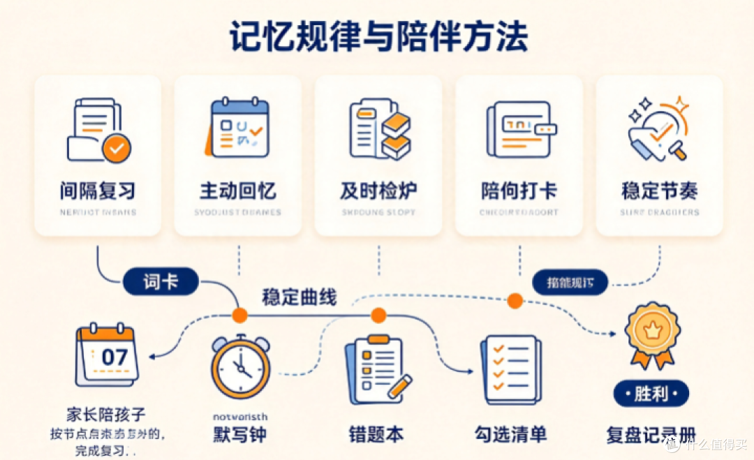 背单词总记不住怎么办，聊聊记忆规律与陪伴方法