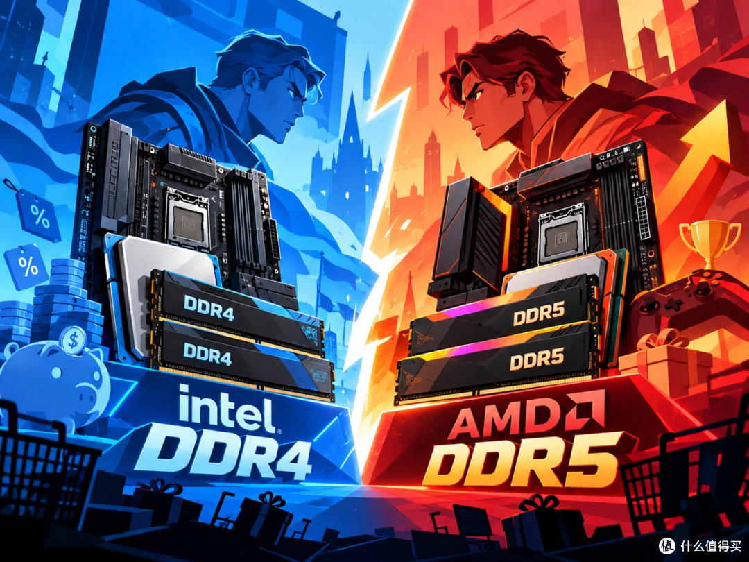 AMD拥抱DDR5,Intel坚守DDR4,今年双十一装机该站哪边?