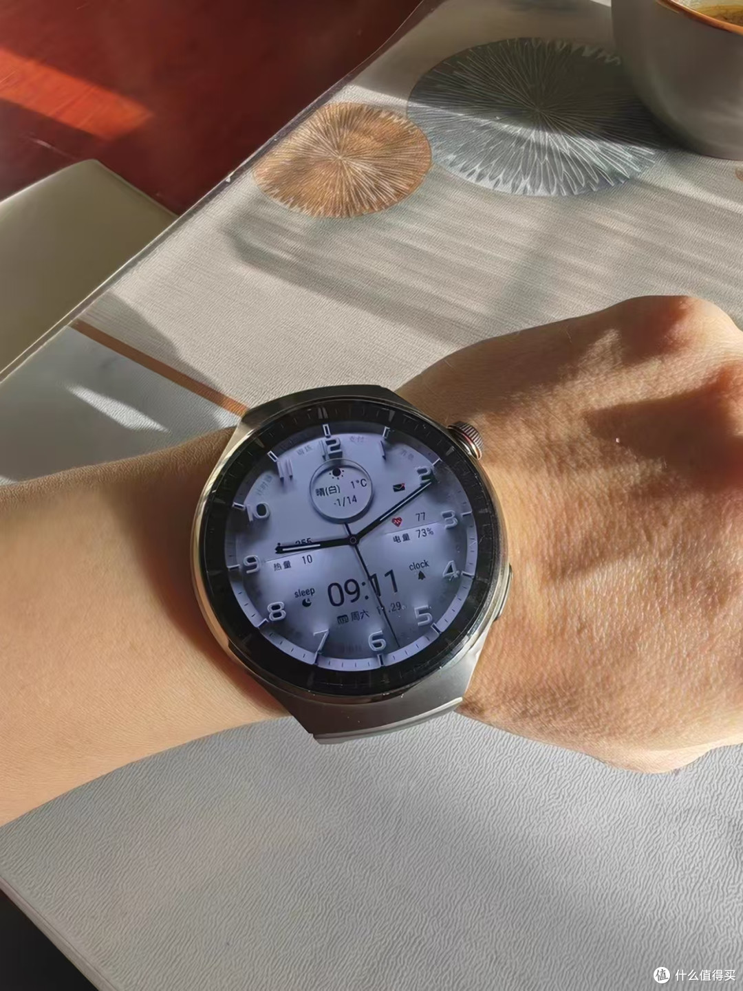 华为 46mm 火星钛纯钛表带，男士商务运动腕带