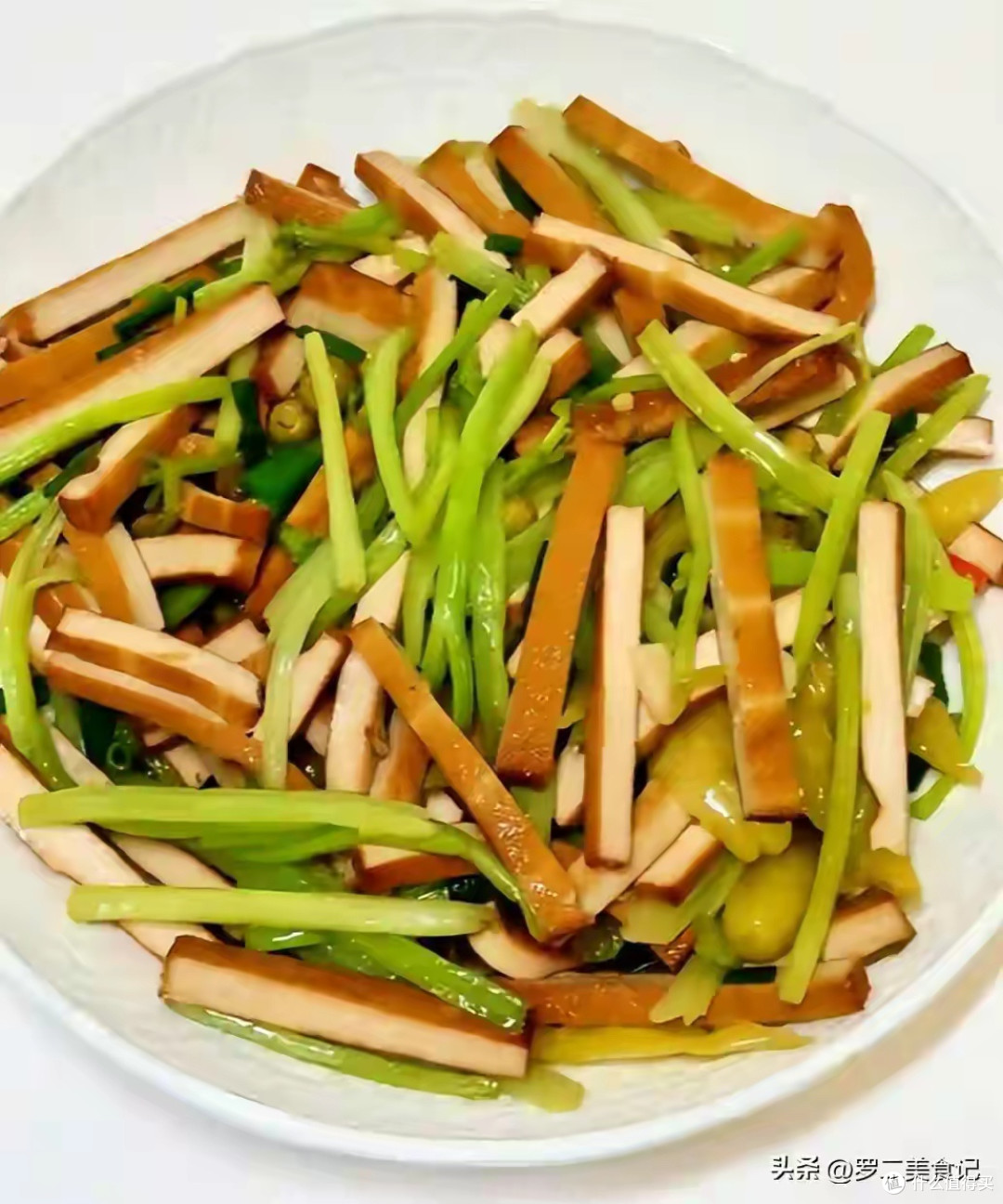 芹菜炒香干的制作步骤与技巧