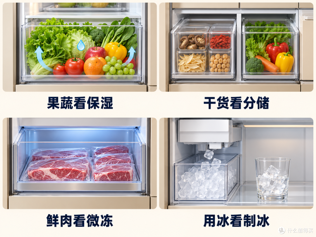 根据常存食材选择保鲜功能