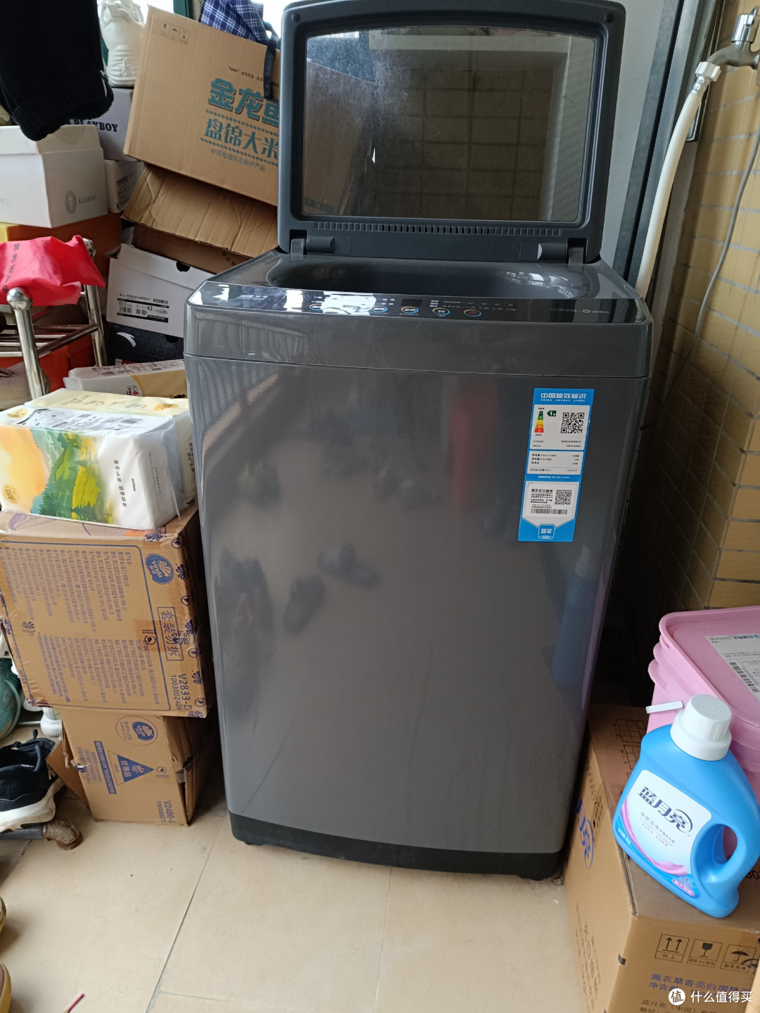 不到一千块的海尔12公斤波轮洗衣机,实用不花哨,用着刚好