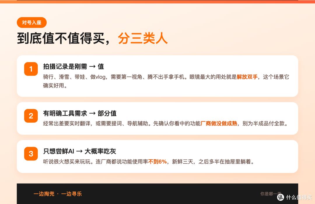 AI眼镜首次进国补,最高补500元,现在到底值不值得买?
