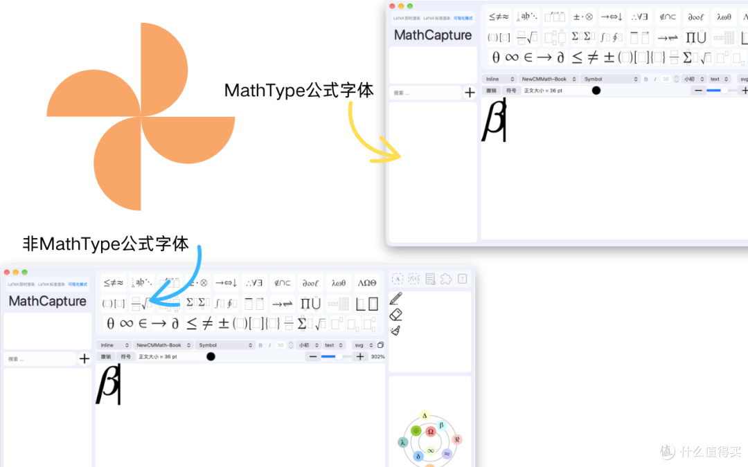 在Mac版MathCapture中使用MathType公式字体