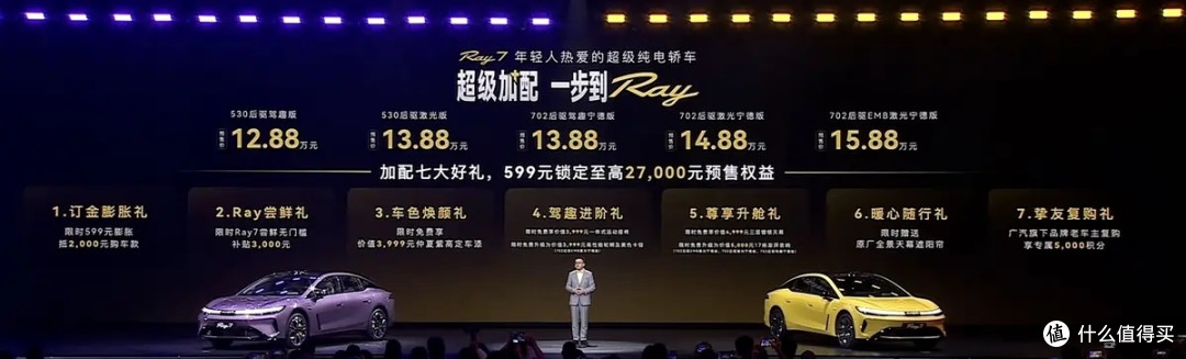 12.88万起5米级的Ray7上市了,最尴尬的是身为昊铂GT准车主的我