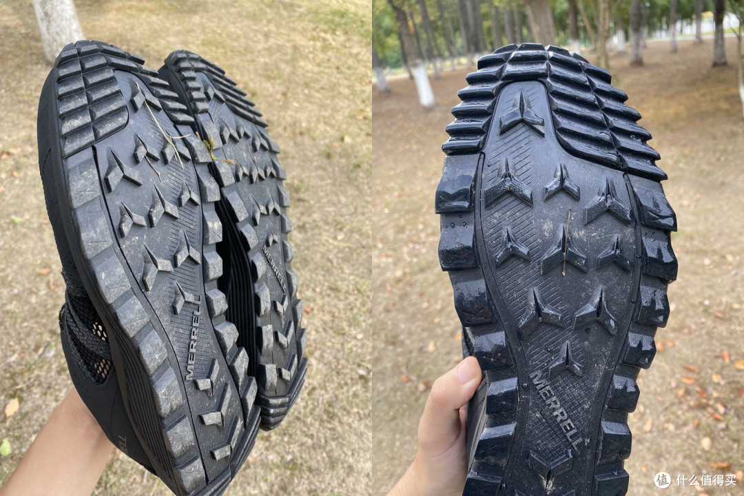 钉鞋纹路与遇水后鞋底