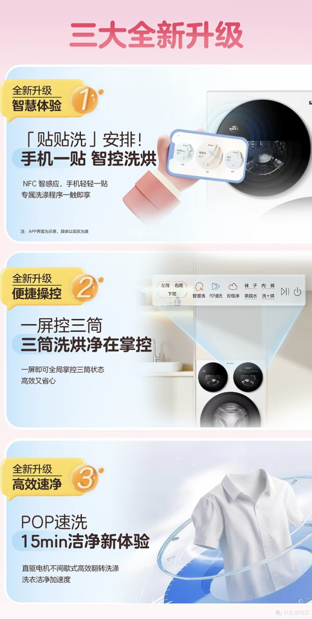 实测统帅懒人三筒智慧版,男人的家务减负神器