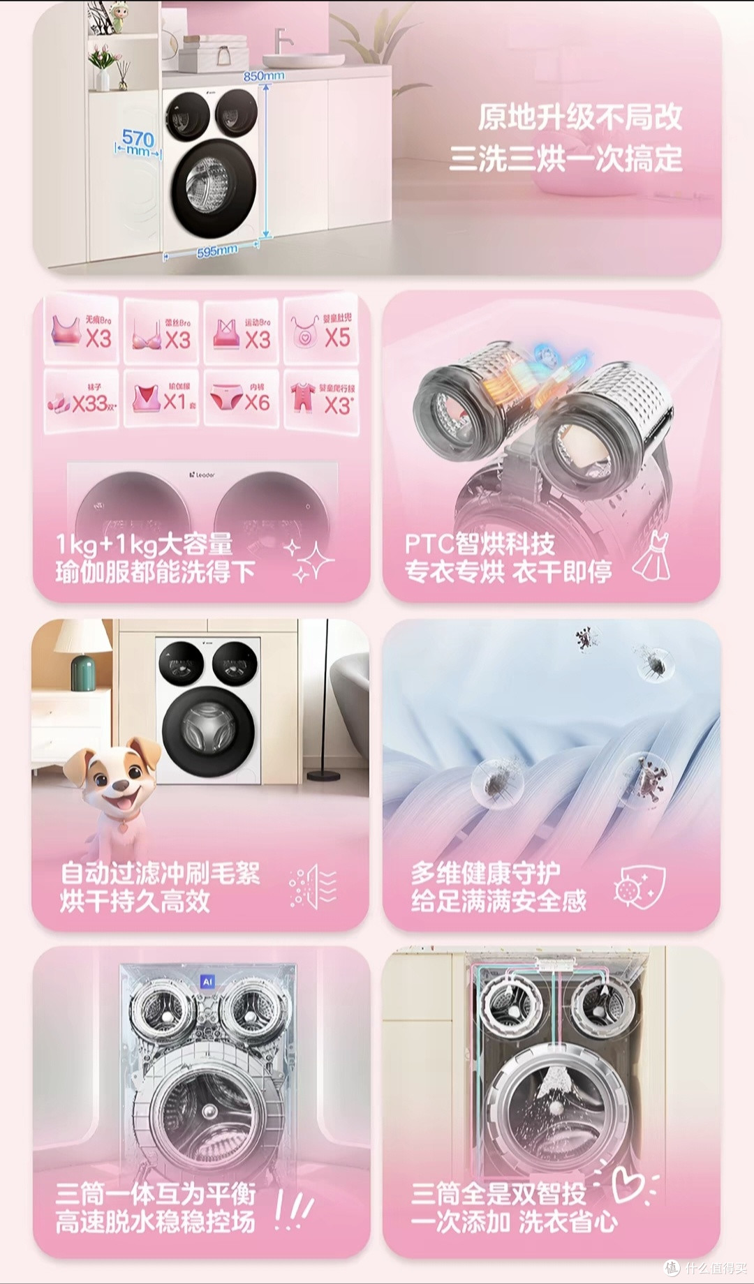 实测统帅懒人三筒智慧版,男人的家务减负神器