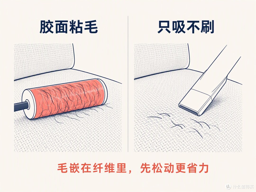 胶面直接粘起毛，只有吸口时还要看毛嵌得多牢。