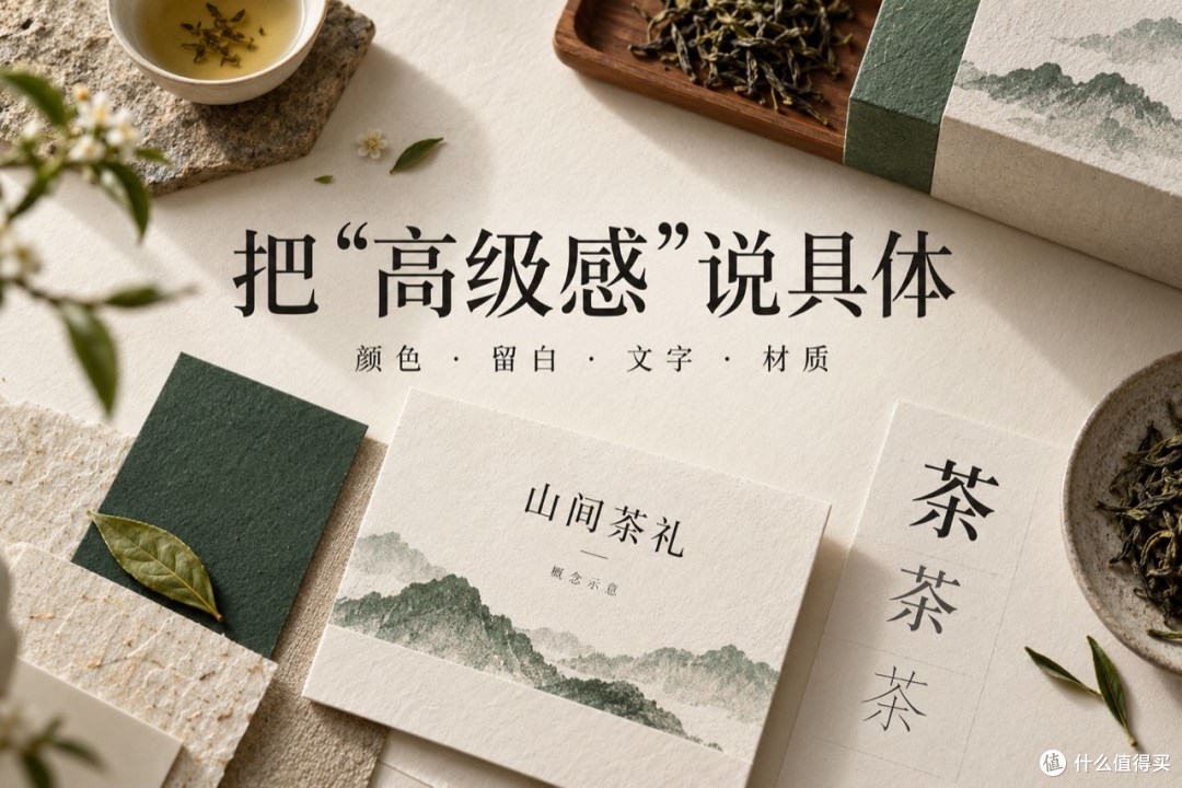 抽象高级感与具体视觉选择的对照