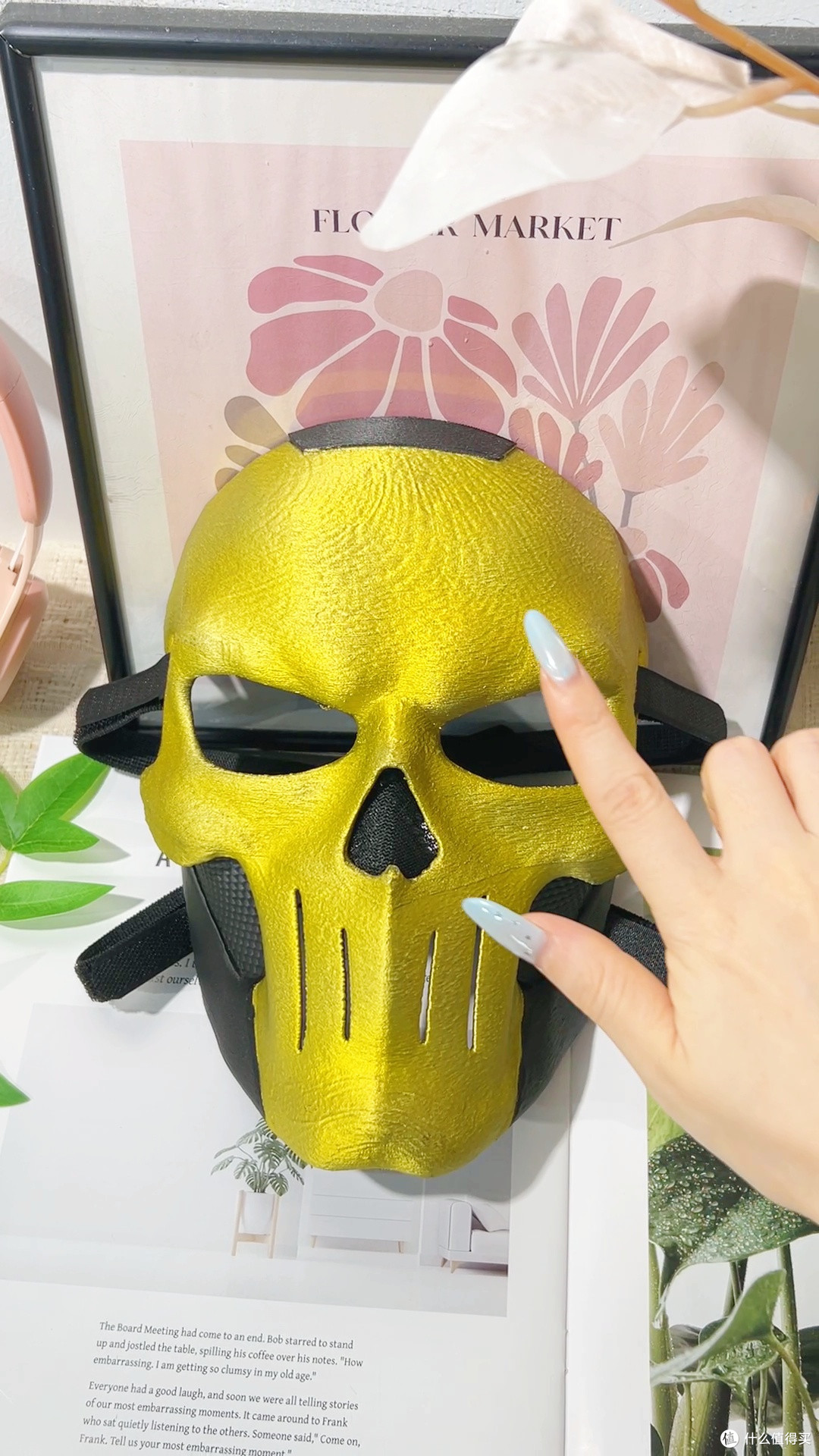 三角洲红狼蚀金玫瑰面具:黄金骷髅的视觉核心