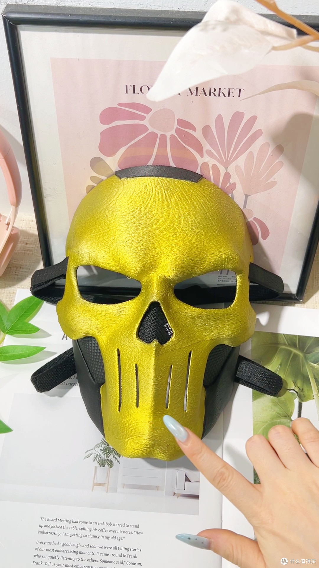 三角洲红狼蚀金玫瑰面具:黄金骷髅的视觉核心