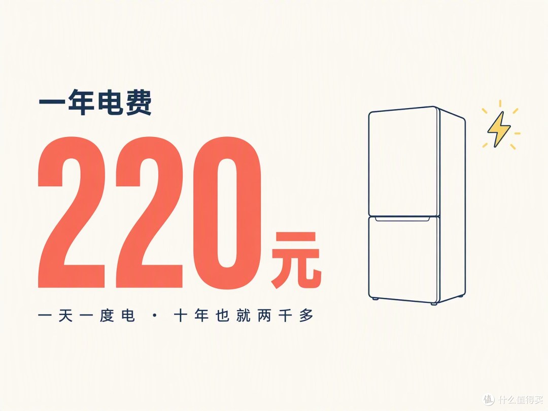 一台大冰箱一年电费两百出头，顶不上它一晚上的降价。