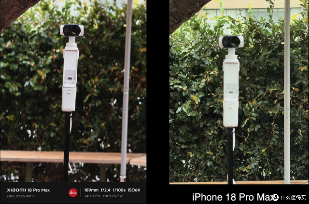 小米18 Pro Max和iPhone18 Pro Max影像对比,5张照片看出差距