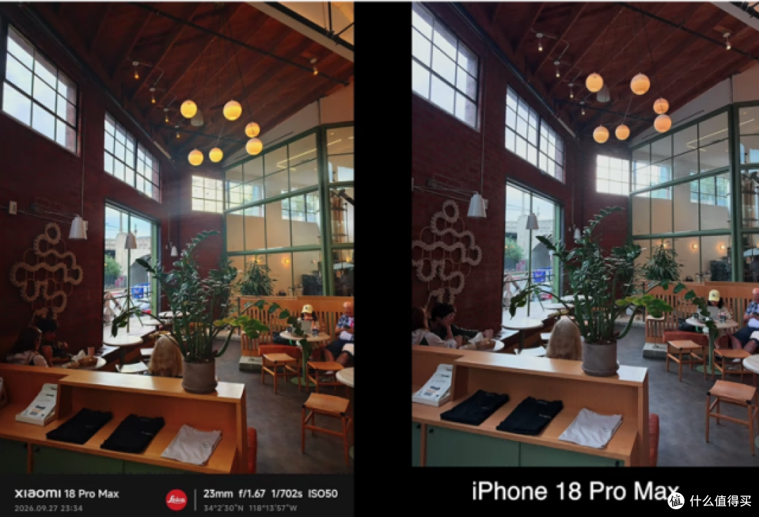 小米18 Pro Max和iPhone18 Pro Max影像对比,5张照片看出差距