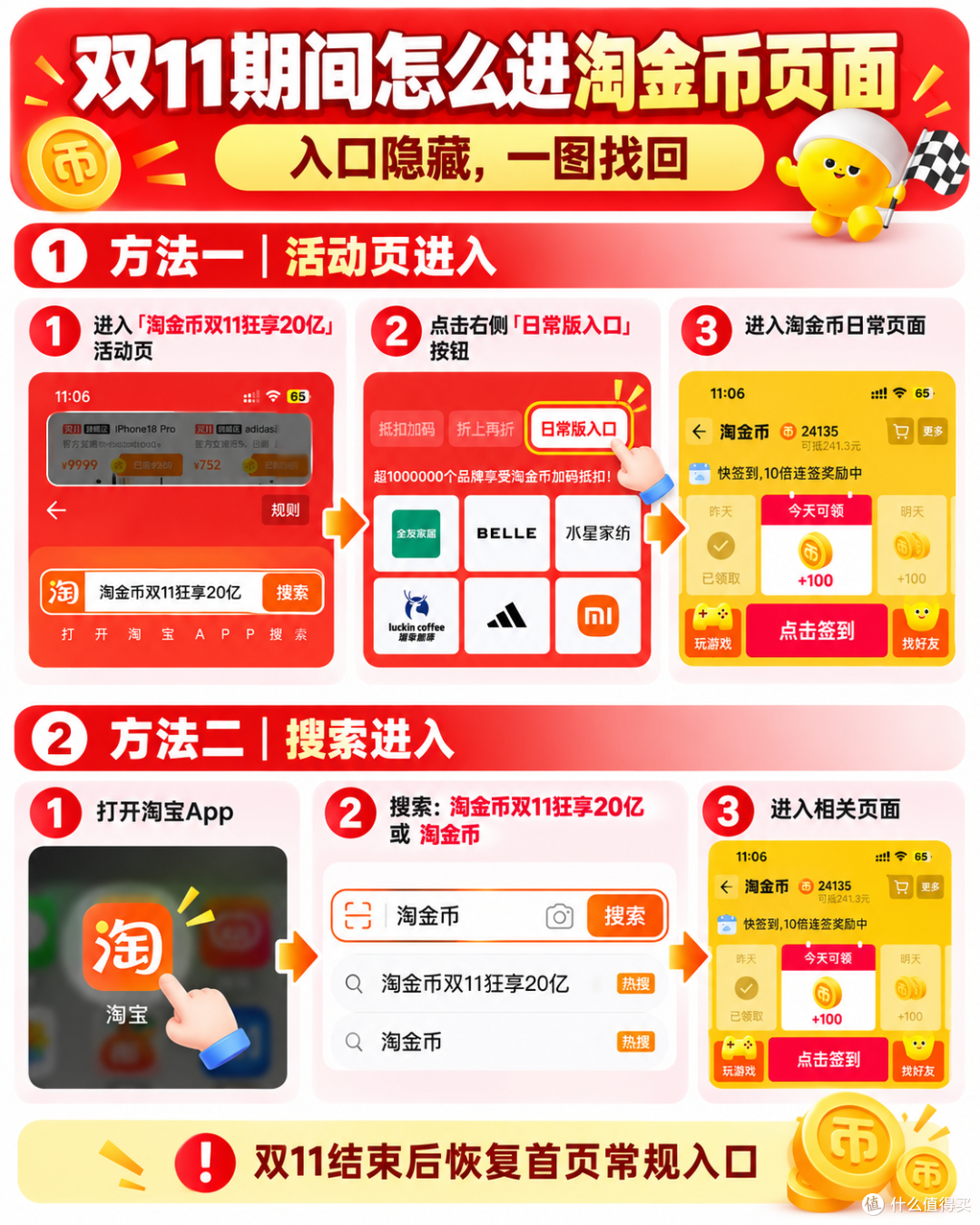 淘金币双11狂享20亿全攻略:组队PK车队最高赢1000元加抵金