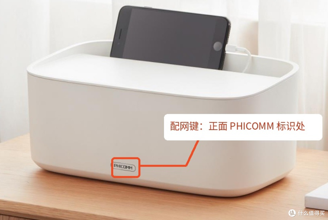 官方产品图裁切标注：配网键位置