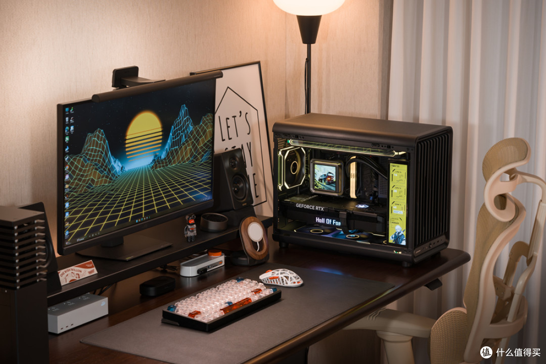 精致M-ATX钢炮—乔思伯D33_七彩虹B850M Ultra_影驰RTX5070Ti HOF