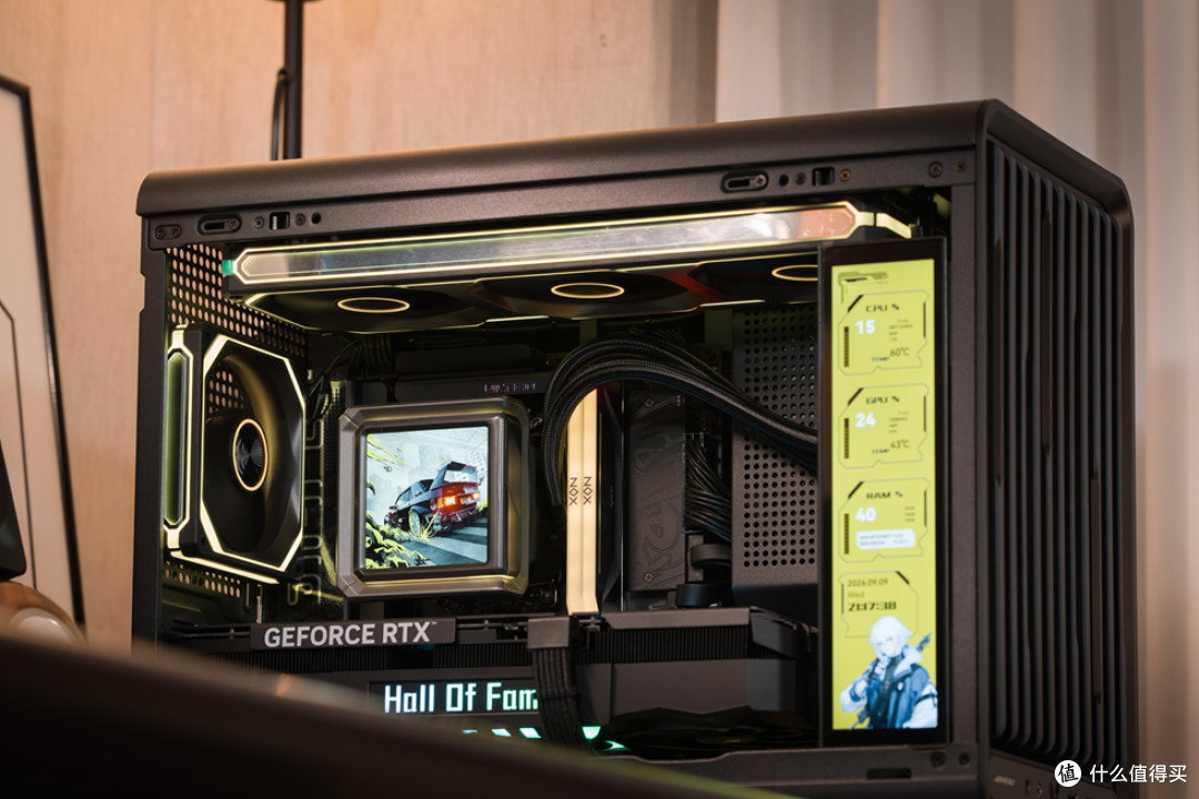 精致M-ATX钢炮—乔思伯D33_七彩虹B850M Ultra_影驰RTX5070Ti HOF