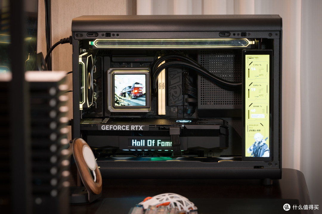 精致M-ATX钢炮—乔思伯D33_七彩虹B850M Ultra_影驰RTX5070Ti HOF