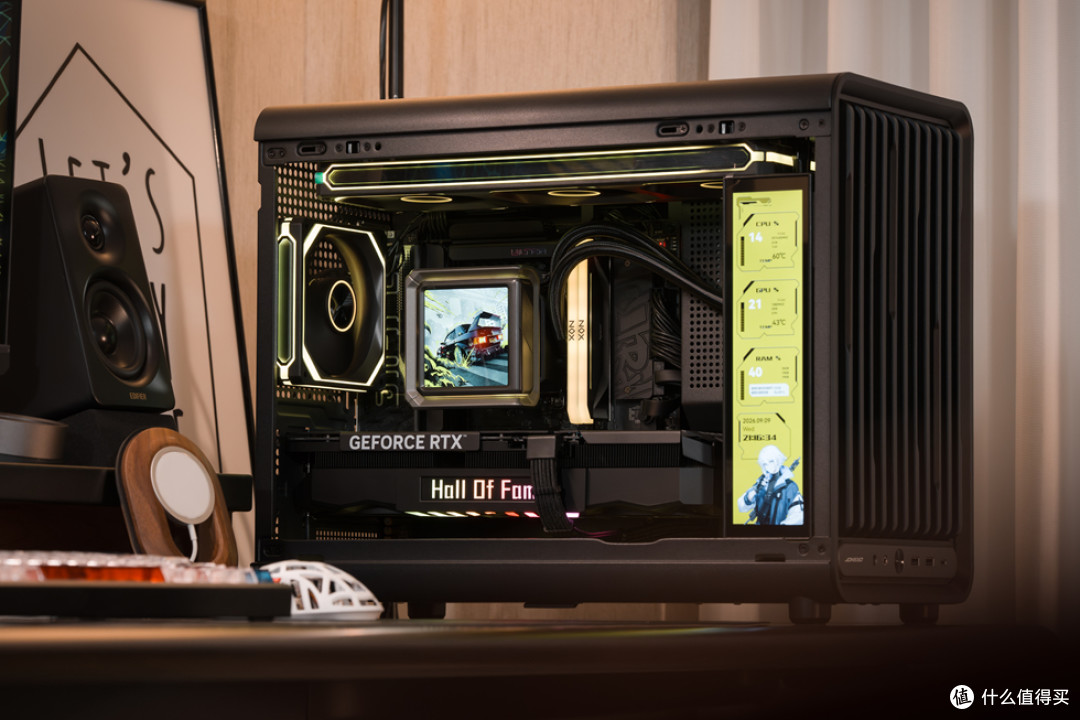 精致M-ATX钢炮—乔思伯D33_七彩虹B850M Ultra_影驰RTX5070Ti HOF