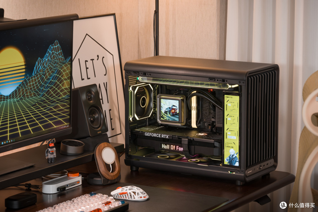 精致M-ATX钢炮—乔思伯D33_七彩虹B850M Ultra_影驰RTX5070Ti HOF