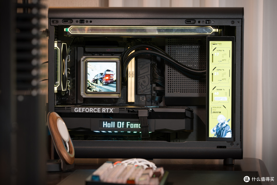 精致M-ATX钢炮—乔思伯D33_七彩虹B850M Ultra_影驰RTX5070Ti HOF