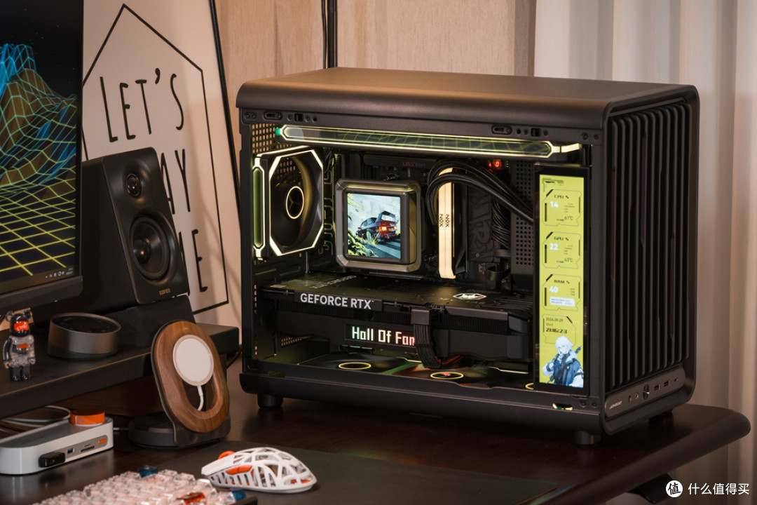 精致M-ATX钢炮—乔思伯D33_七彩虹B850M Ultra_影驰RTX5070Ti HOF