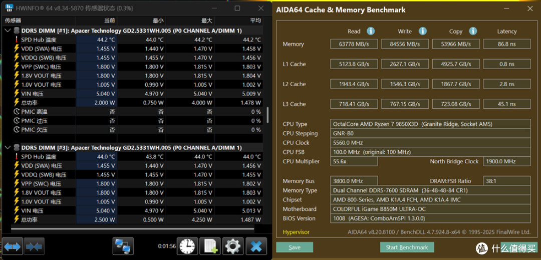 精致M-ATX钢炮—乔思伯D33_七彩虹B850M Ultra_影驰RTX5070Ti HOF
