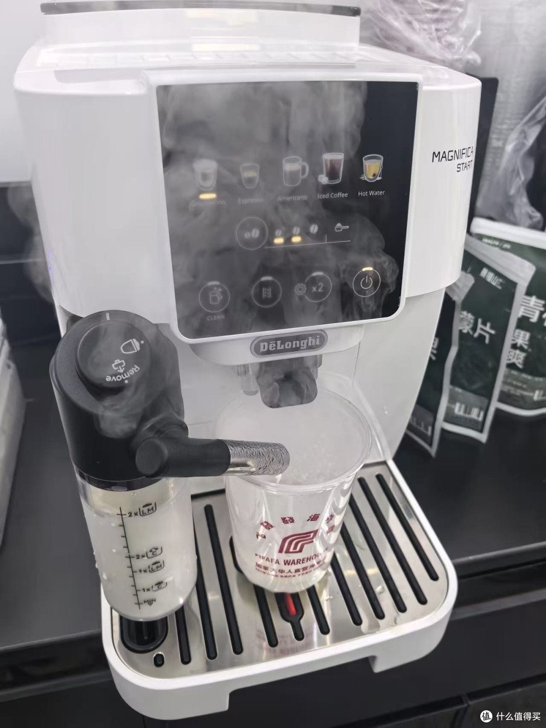 一键现磨意式浓缩油脂层看着就舒服