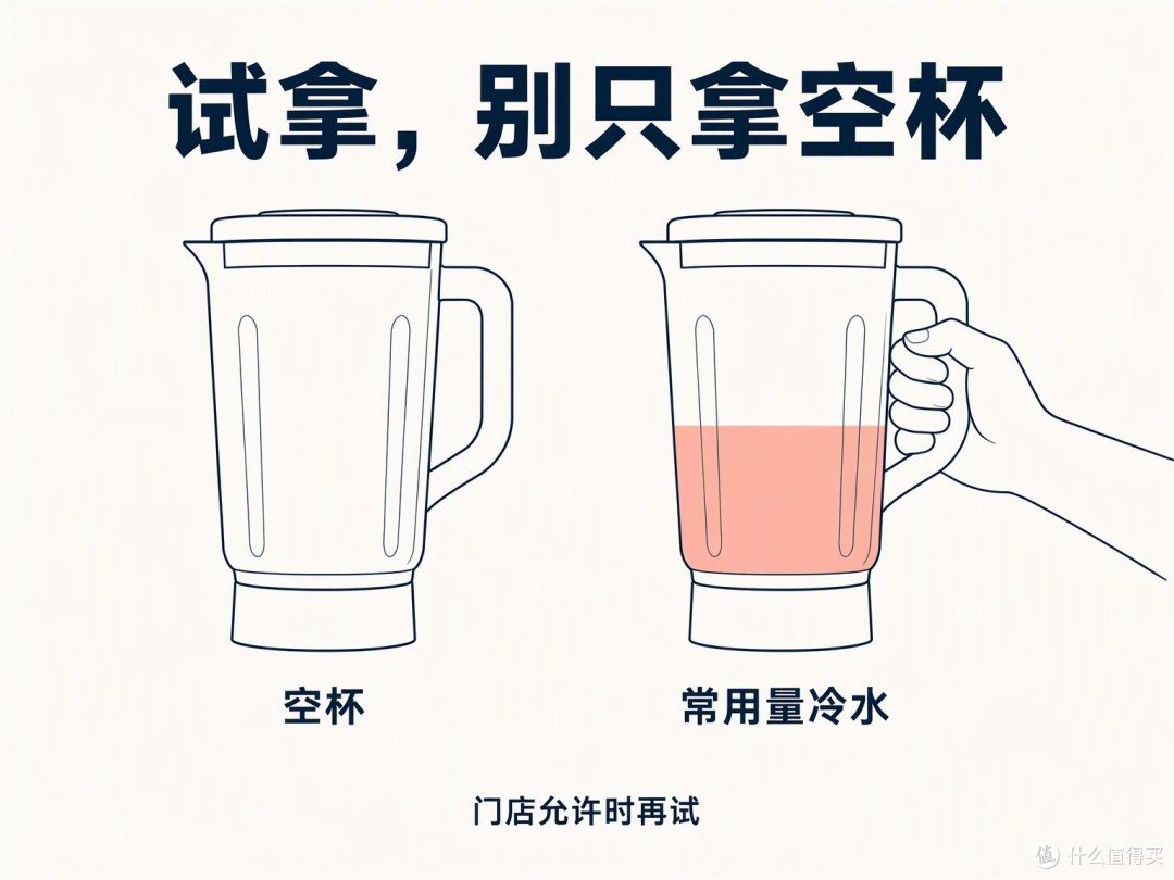 空杯好拿，还得看加水后能否稳稳倾倒。