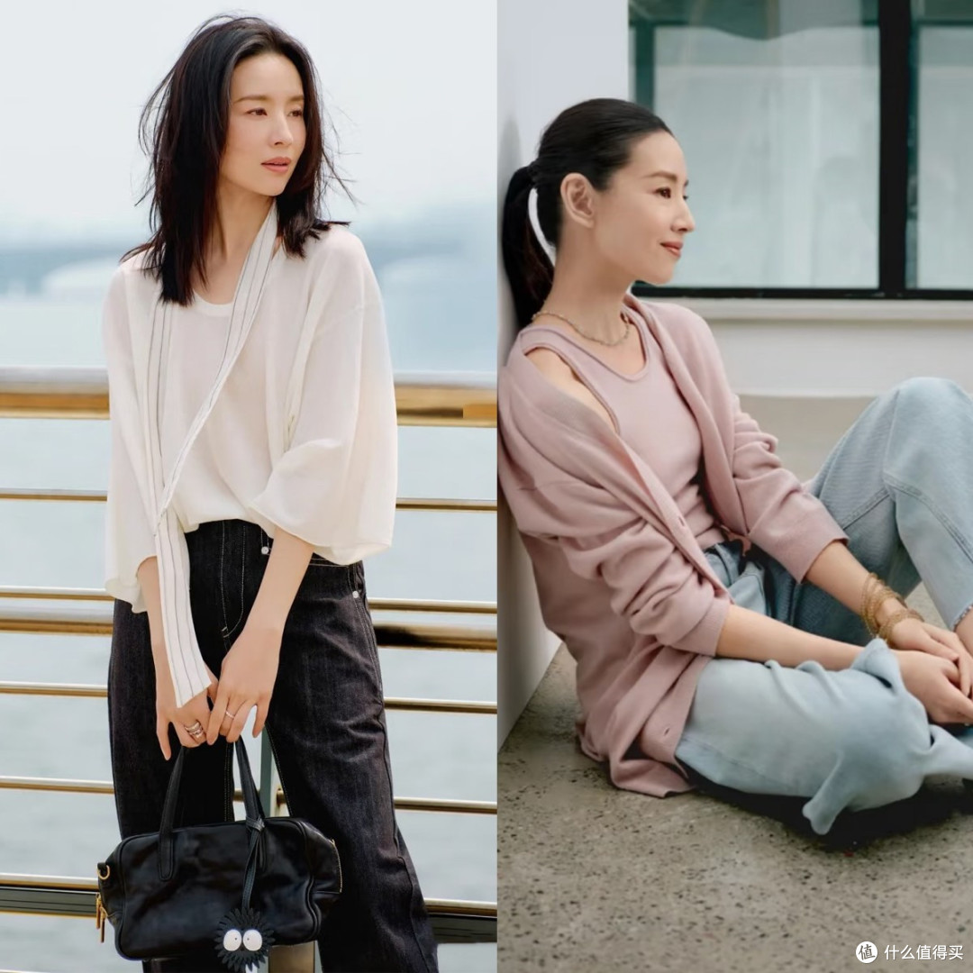 中年女人:不要穿卫衣配卫裤了!换成董洁的3种秋季打扮,很洋气