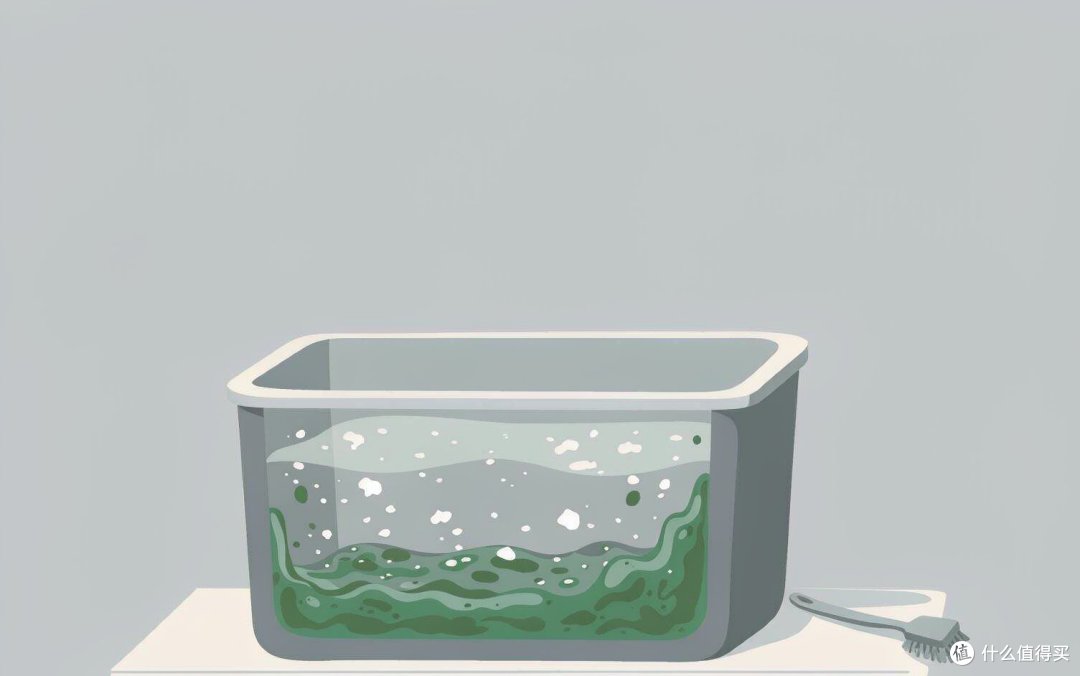 绿苔：不拆洗的水箱，两周就变这样