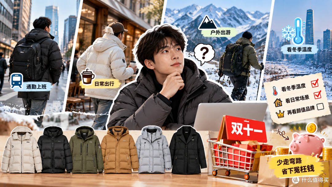 双十一冬季大件羽绒服选购指南:通勤户外怎么选?6款实测告诉你