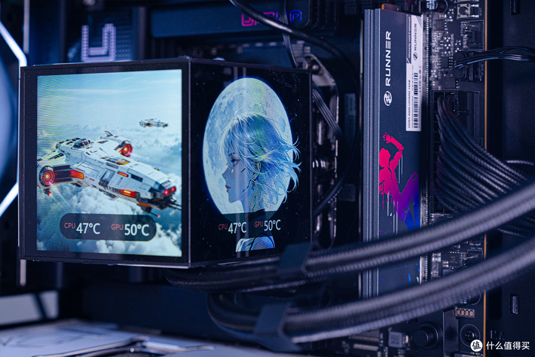 双屏解锁更多玩法,超频3 DX360Pro水冷上机展示