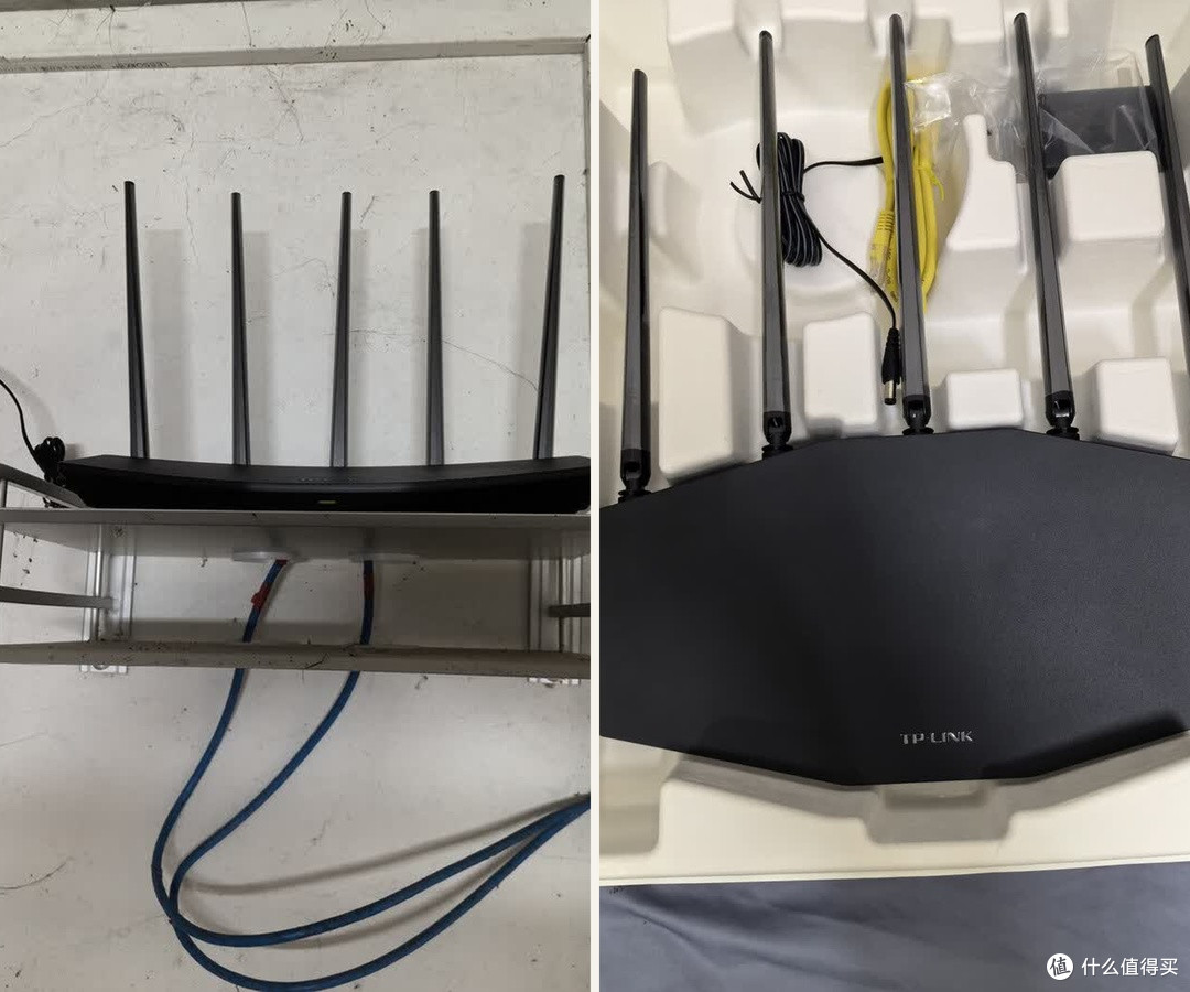 TP-LINK 买家实拍：路由器装在弱电箱里，走线规整