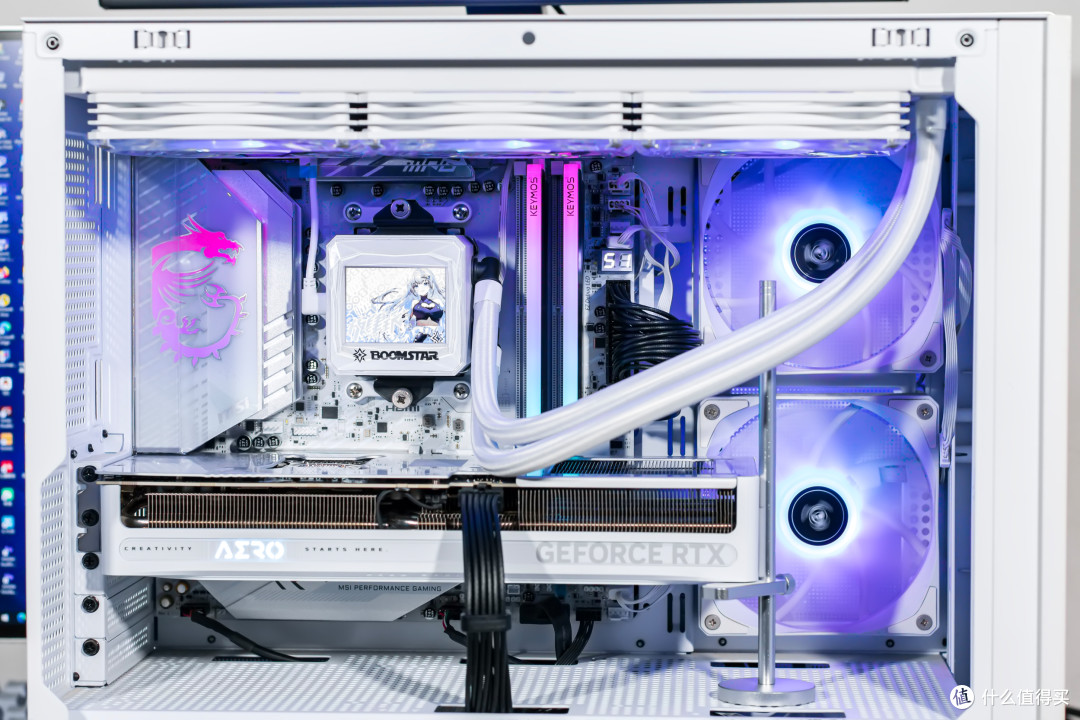 钛金能效,杜绝烧接口,微星MPG Ai1300TS PCIE5月神电源装机实测