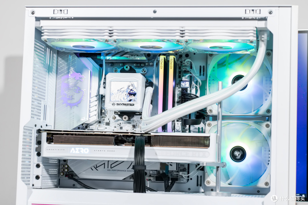 钛金能效,杜绝烧接口,微星MPG Ai1300TS PCIE5月神电源装机实测