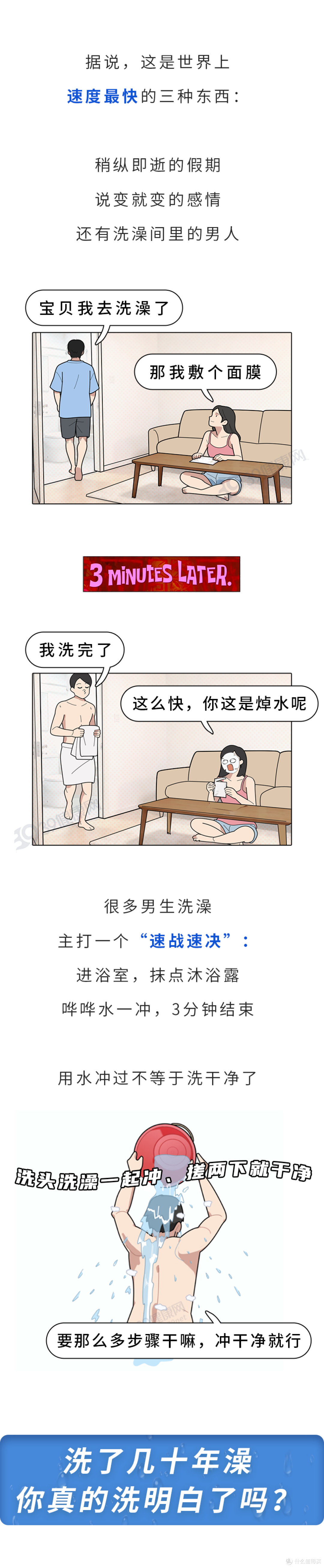 男人洗澡时多搓7个部位,或能省下不少医药费!很多人都忽视了
